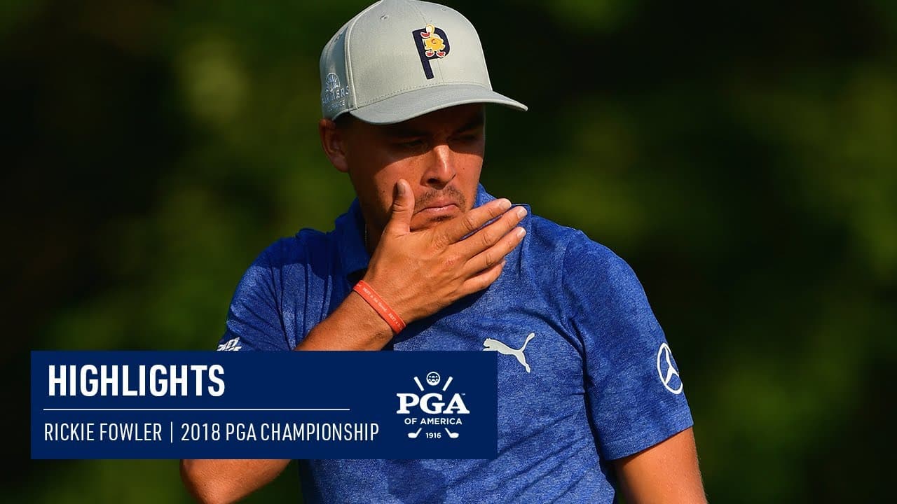 Every Shot from Rickie Fowler's Second Round | 2018 PGA Championship