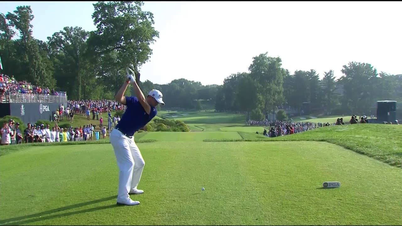 Justin Thomas | Slo-Mo Driver Swing Breakdown at the 2018 PGA Championship