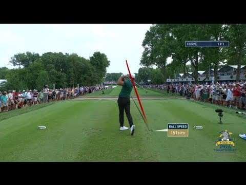 Brooks Koepka's Clutch 4-iron for Birdie on the 16th Hole | 2018 PGA Championship