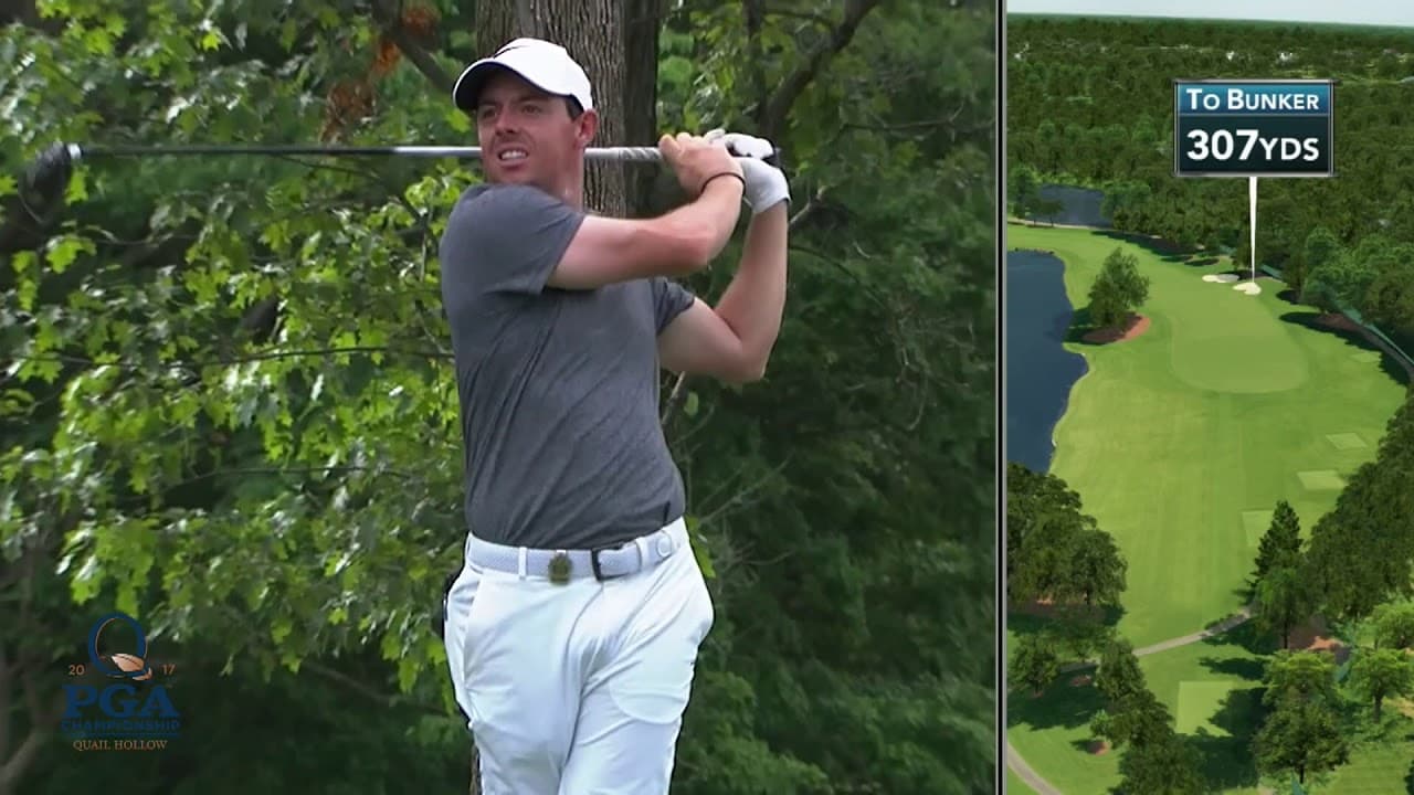 Watch Rory McIlroy Crush Bombs with Driver | 2017 PGA Championship