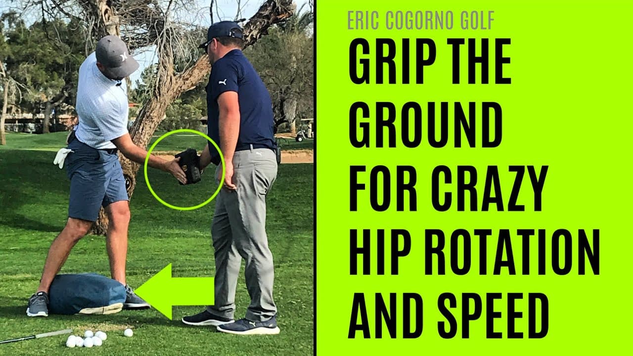 GOLF: Grip The Ground For Crazy Hip Rotation And More Speed