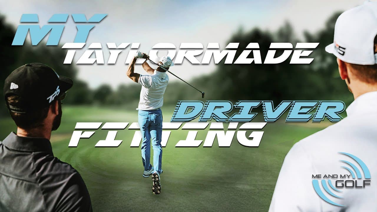MY TaylorMade M5 DRIVER FITTING  | ME AND MY GOLF