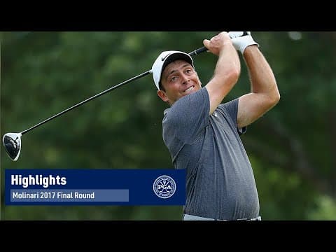 Francesco Molinari Shoots Best Fourth Round Score | 2017 PGA Championship