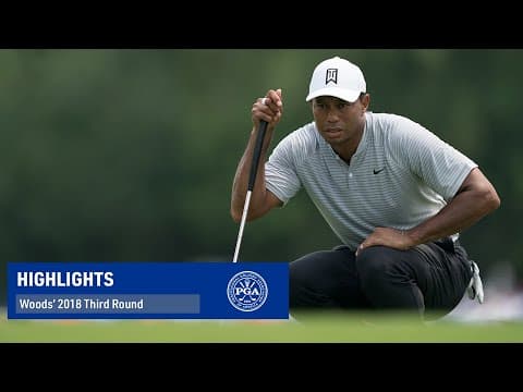 Every Shot from Tiger Woods' 3rd Round | PGA Championship | 2018