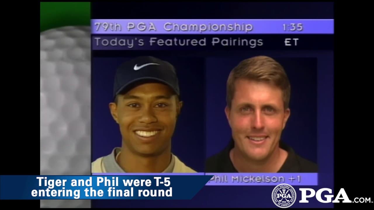 Watch Tiger Woods and Phil Mickelson Play Their First-Ever Round Together | 1997 PGA Championship