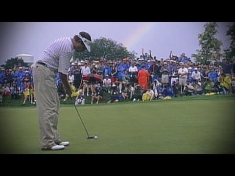 Throwback: Davis Love III Wins the 1997 PGA Championship Under a Rainbow Sky at Winged Foot