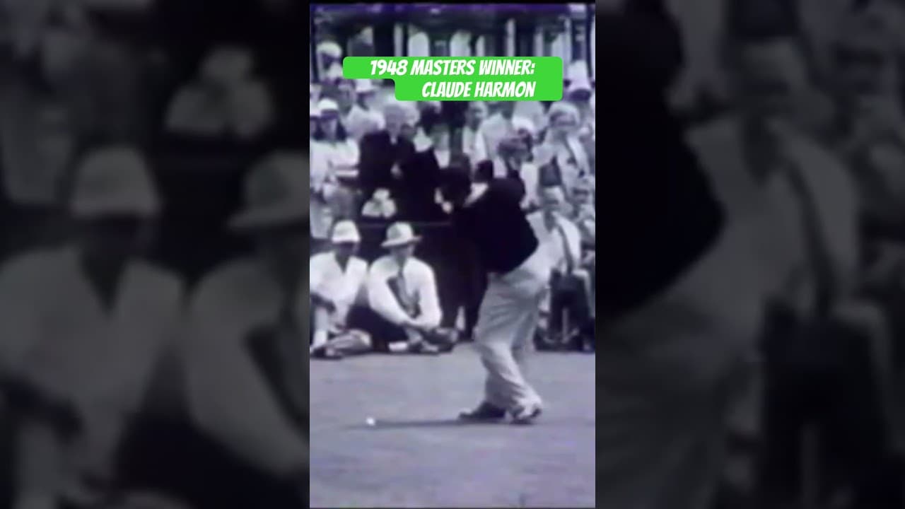 1948 Masters Winner Claude Harmon #claudeharmon #themasters #golfswing #golf