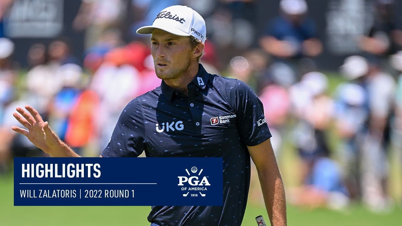 Every Shot from Will Zalatoris' First Round 4-Under Par 66 | 2022 PGA Championship