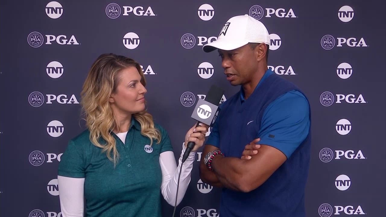 Tiger Woods Recaps His 1st-Round 72 at the 2019 PGA Championship