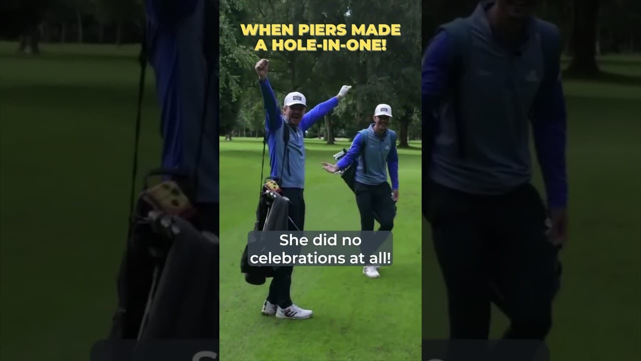 Funny Reaction To First Ever HOLE IN ONE Caught On Camera!