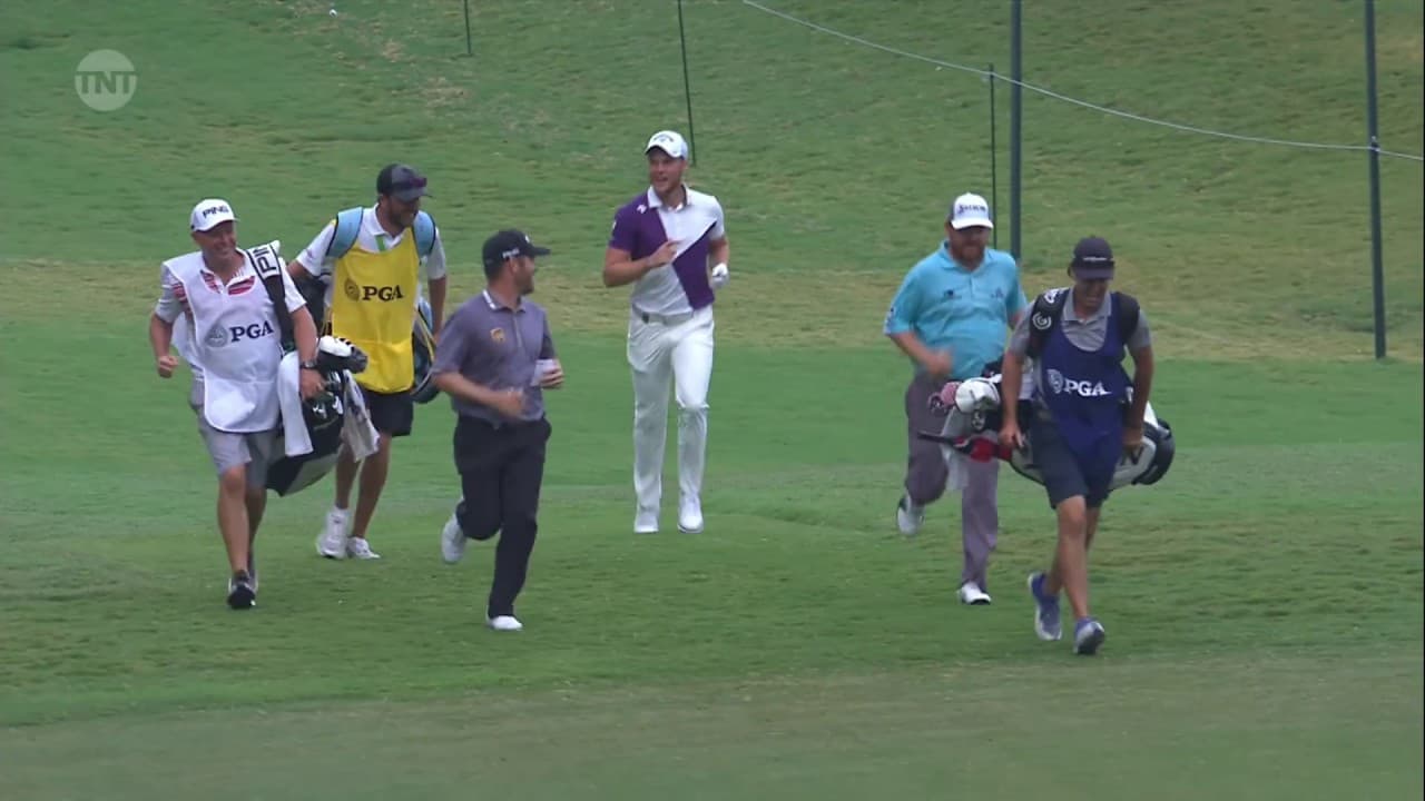 Why on Earth are Players Sprinting to Their Shots?  | 2017 PGA Championship