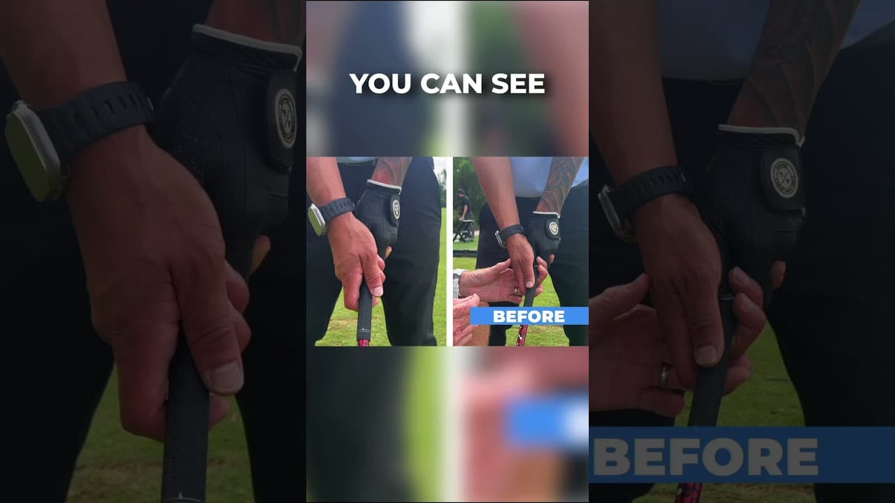 Grip The Golf Club Like This🏌️‍♂️ #shorts #golf #meandmygolf #golfswing