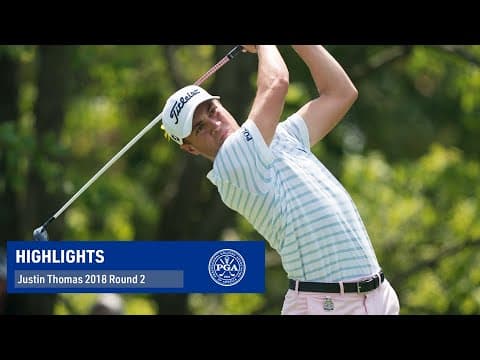 Every Shot from Justin Thomas' 2nd Round | PGA Championship 2018
