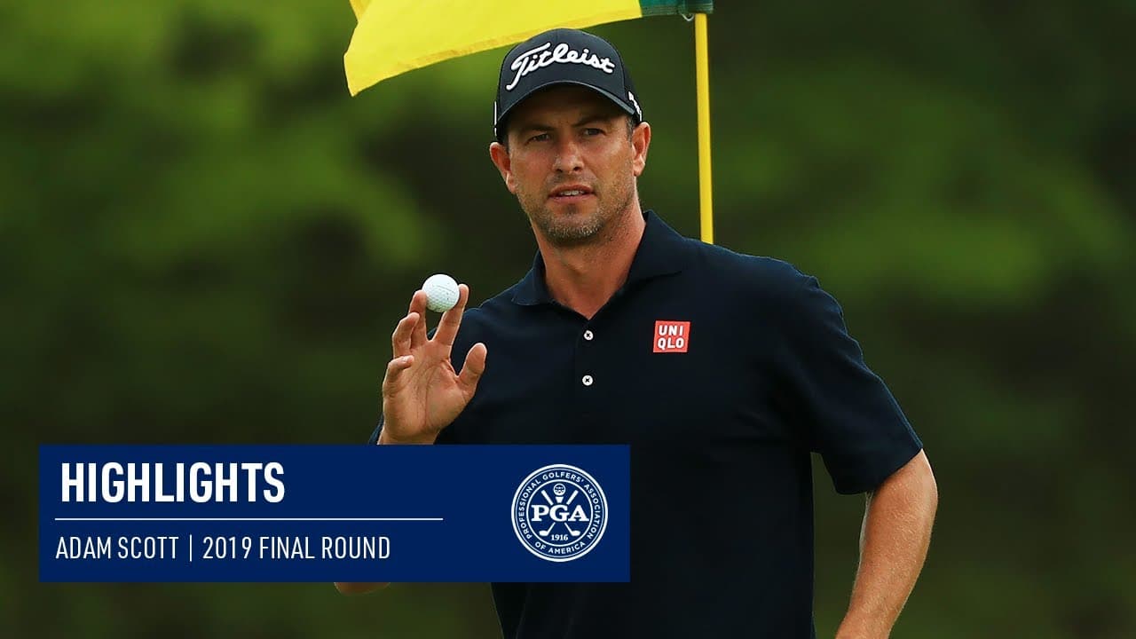 Every Shot from Adam Scott's Sublime Second Round | 2019 PGA Championship