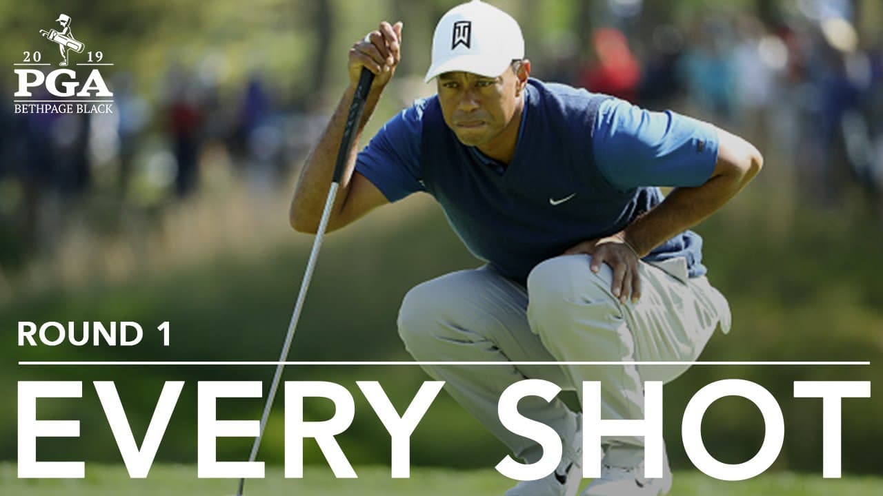 Tiger Woods | Every Shot from His 1st-Round 72 at the 2019 PGA Championship