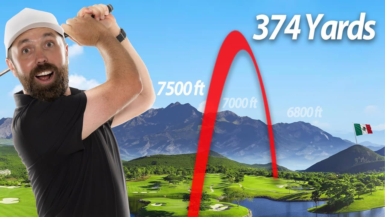 Golf at Extreme Altitude! Ball Flies 79+ Yards Further