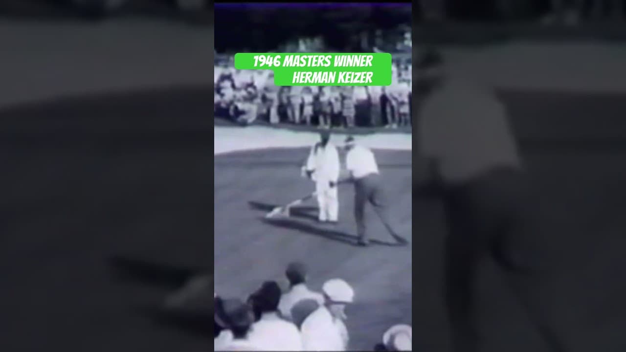1946 Masters Winner Herman Keiser 1946 Masters #hermankeiser #themasters #golfswing #golf