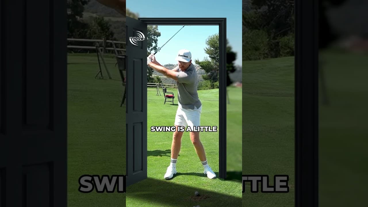 The Slice Fixing Doorframe  #golf #shorts
