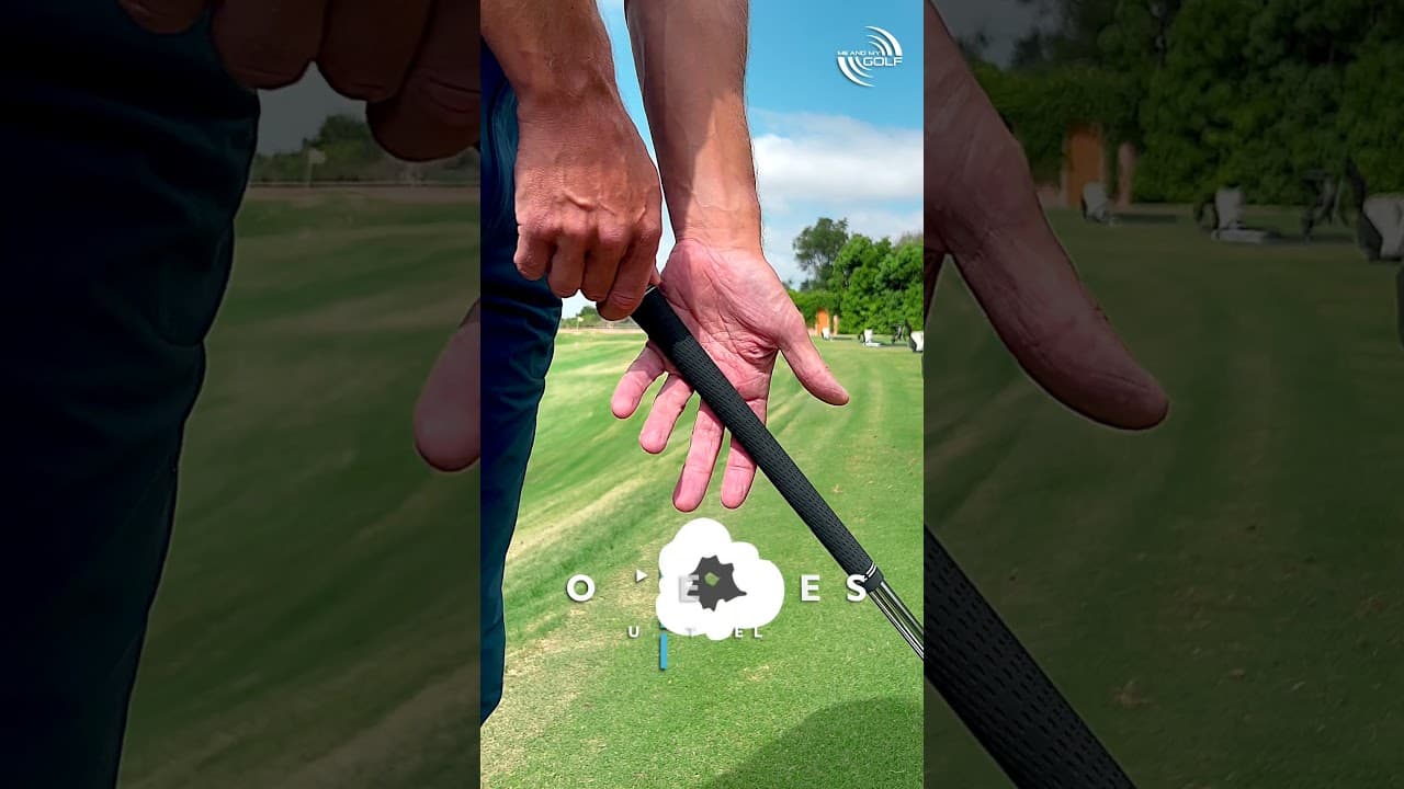 The KEY To An EASY Repeatable Golf Grip! #shorts #golf #golftips #meandmygolf