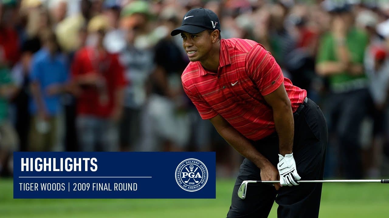 Every Shot from Tiger Woods Tense Final Round | 2009 PGA Championship