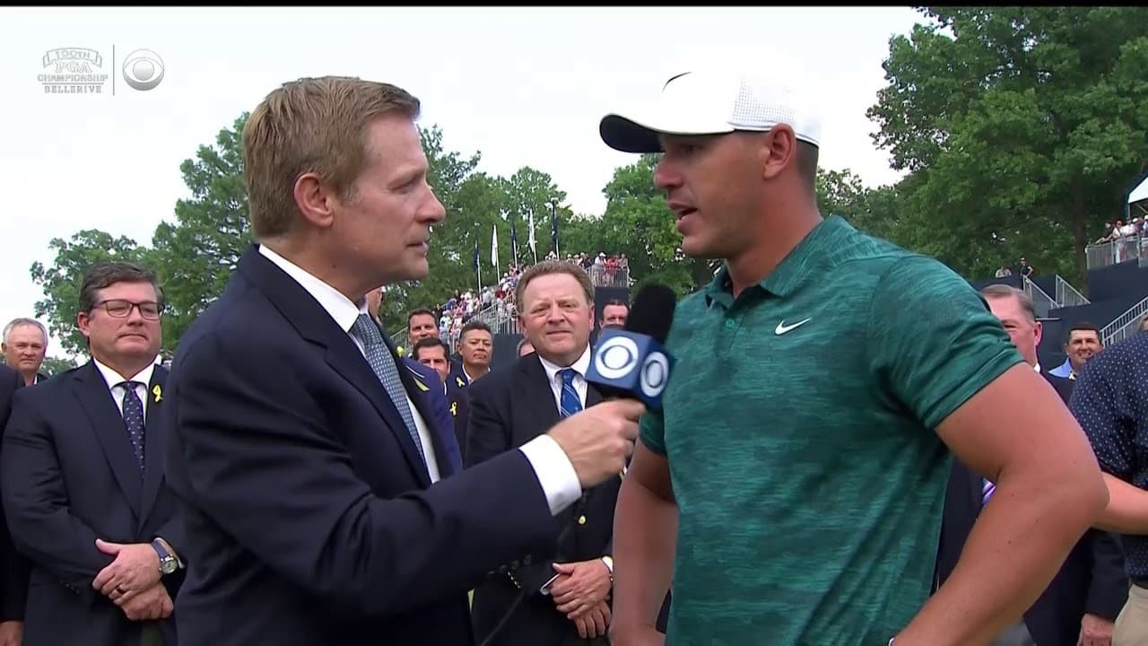 Brooks Koepka is Presented the Wanamaker Trophy | 2018 PGA Championship