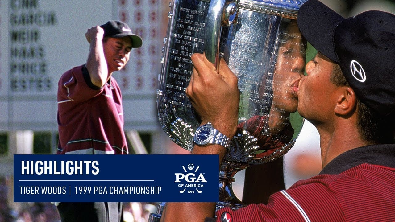 Tiger Woods | 1999 PGA Championship | Extended Highlights