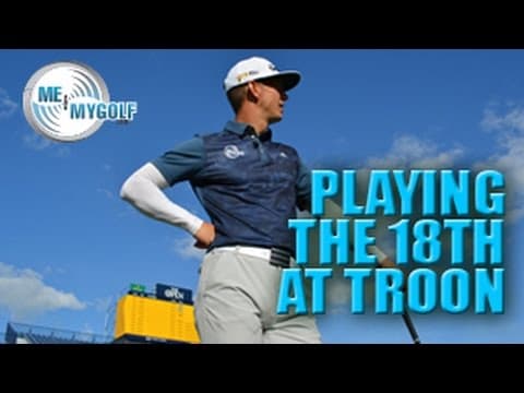 PLAYING THE 18th AT ROYAL TROON