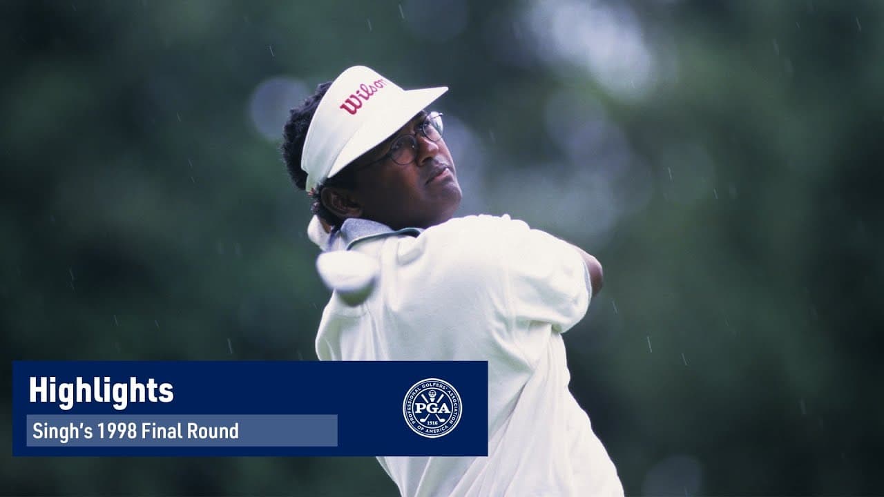 1998 Vijay Singh  Final Round All Shots