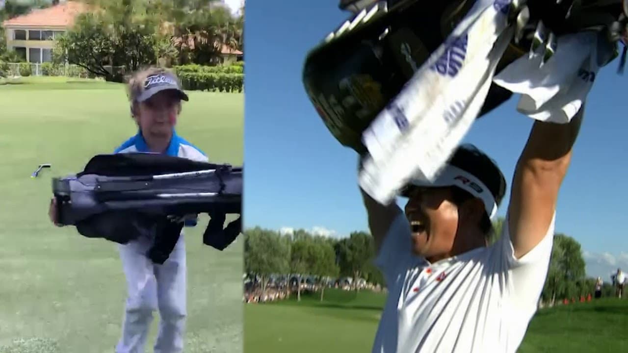 Y.E Yang's Historic Celebration at the 2009 PGA Championship Re-Created by PGA Jr. League Golfer