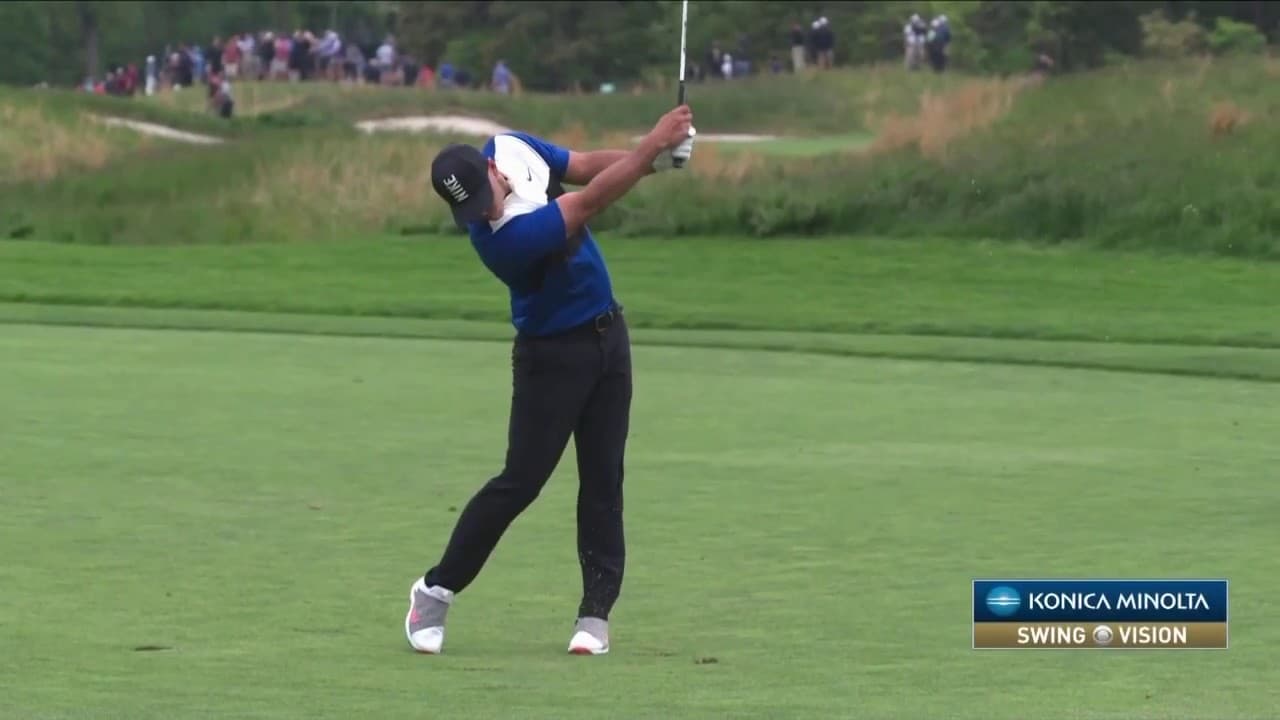 Brooks Koepka's Icy 156-yard Gap Wedge Leads to Easy Birdie at 2019 PGA Championship