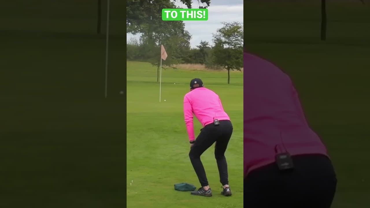 AWESOME Chipping Lesson In 50 Seconds…INCREDIBLE Transformation! #shorts #golf