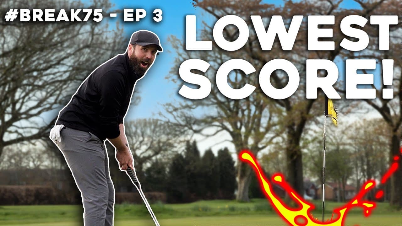 My BEST ROUND OF GOLF....so far! #Break75 EP3