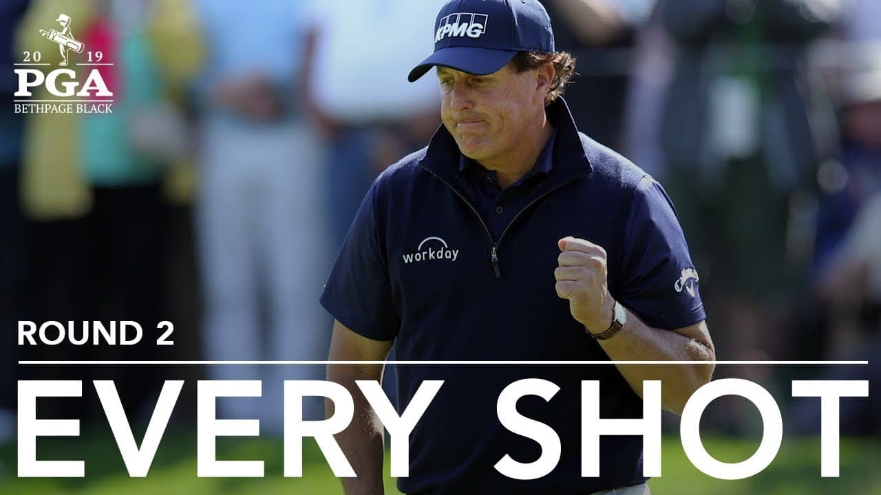 Phil Mickelson | Every Shot from His 2nd-Round 71 at the 2019 PGA Championship