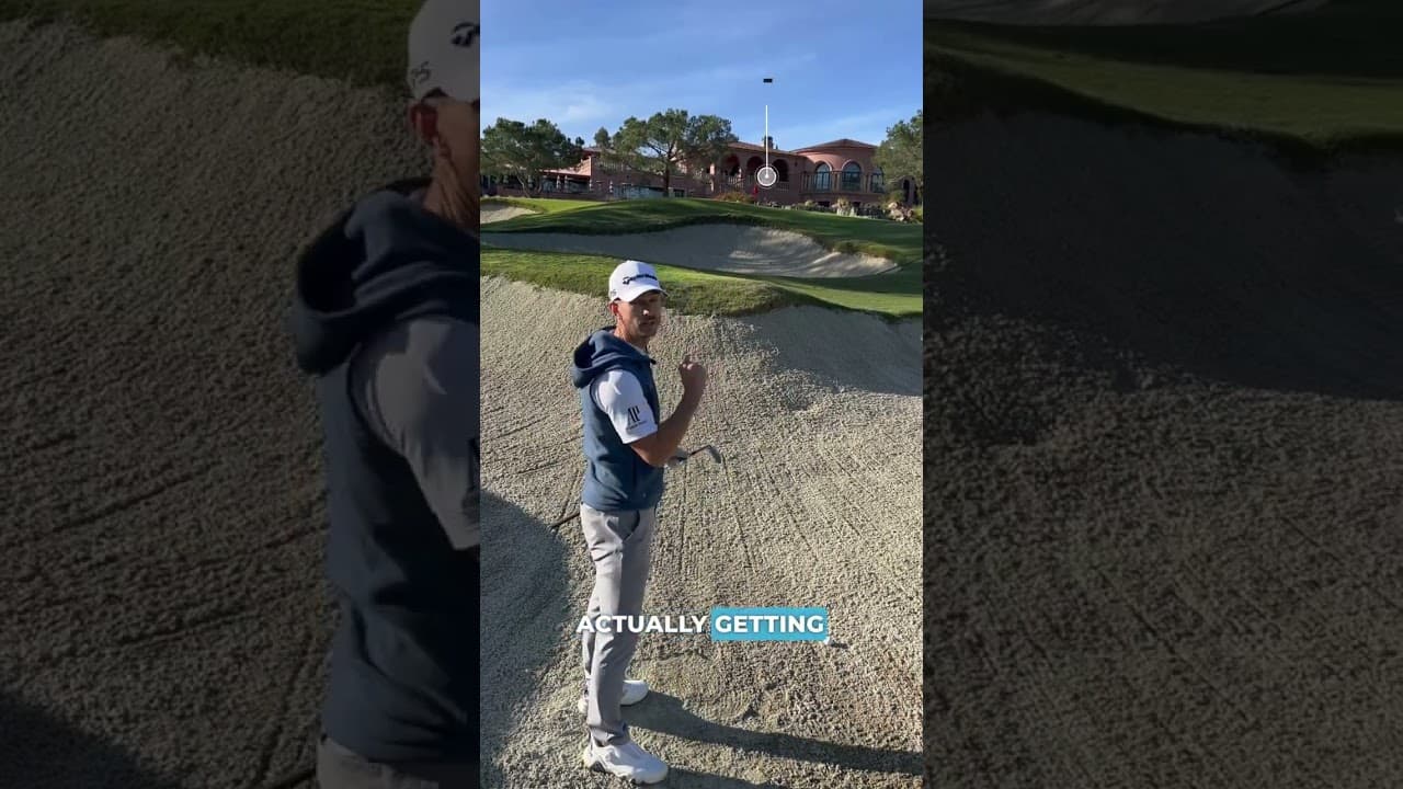How To Play The 40 Yard Bunker Shot! #shorts #golf