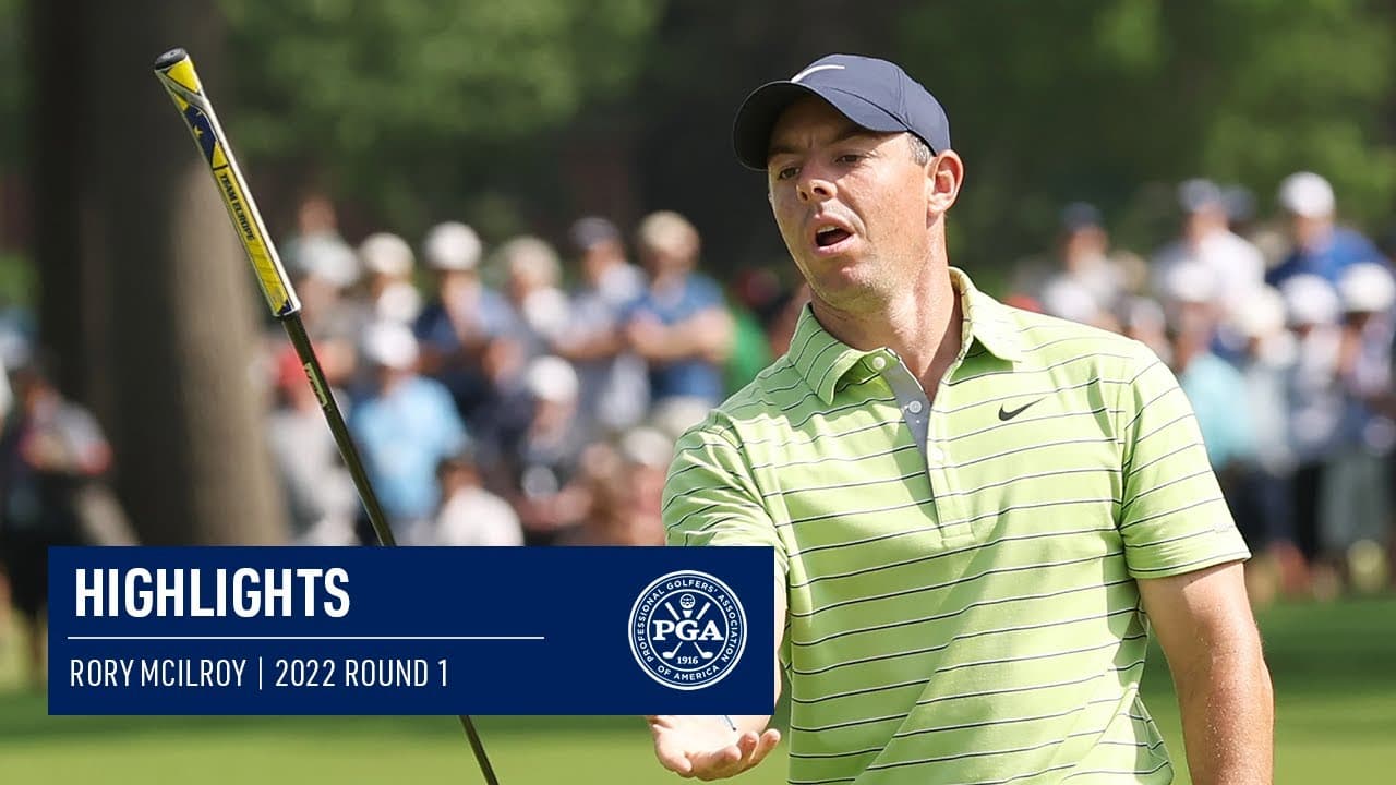 Rory Mcilroy Storms Into The Lead | Every Shot from Round 1 | 2022 PGA Championship